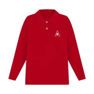 İlkokul - Uzun Kol Polo - Kırmızı