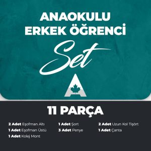 Anaokulu - Erkek Öğrenci Set