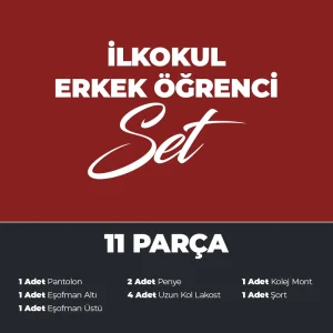 İlkokul - Erkek Öğrenci Set