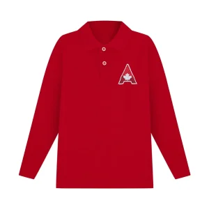 (FIRSAT) İlkokul - Uzun Kol Polo - Kırmızı